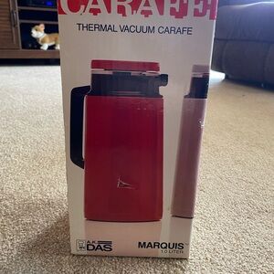 A.K. Das Red Thermal Vacuum Carafe